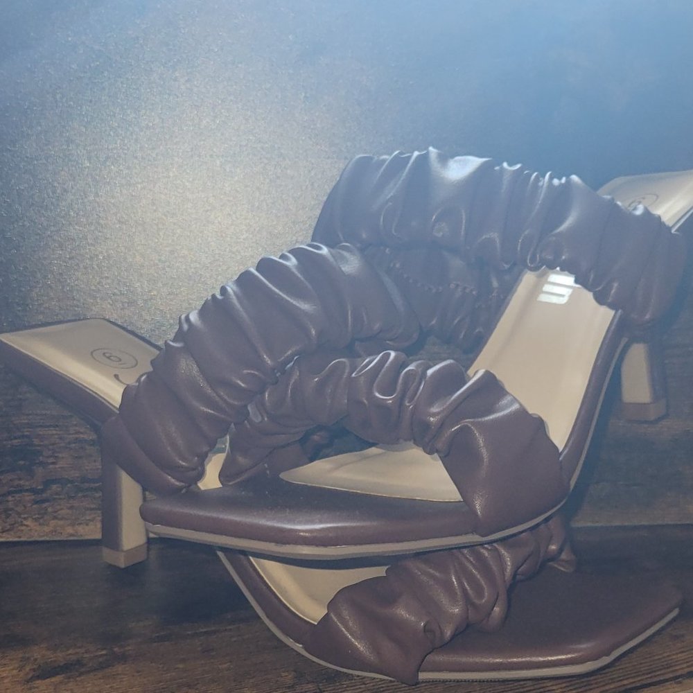 Shein| Brown Sandal Heels